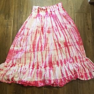 Justice ▪Tie dye boho maxi skirt